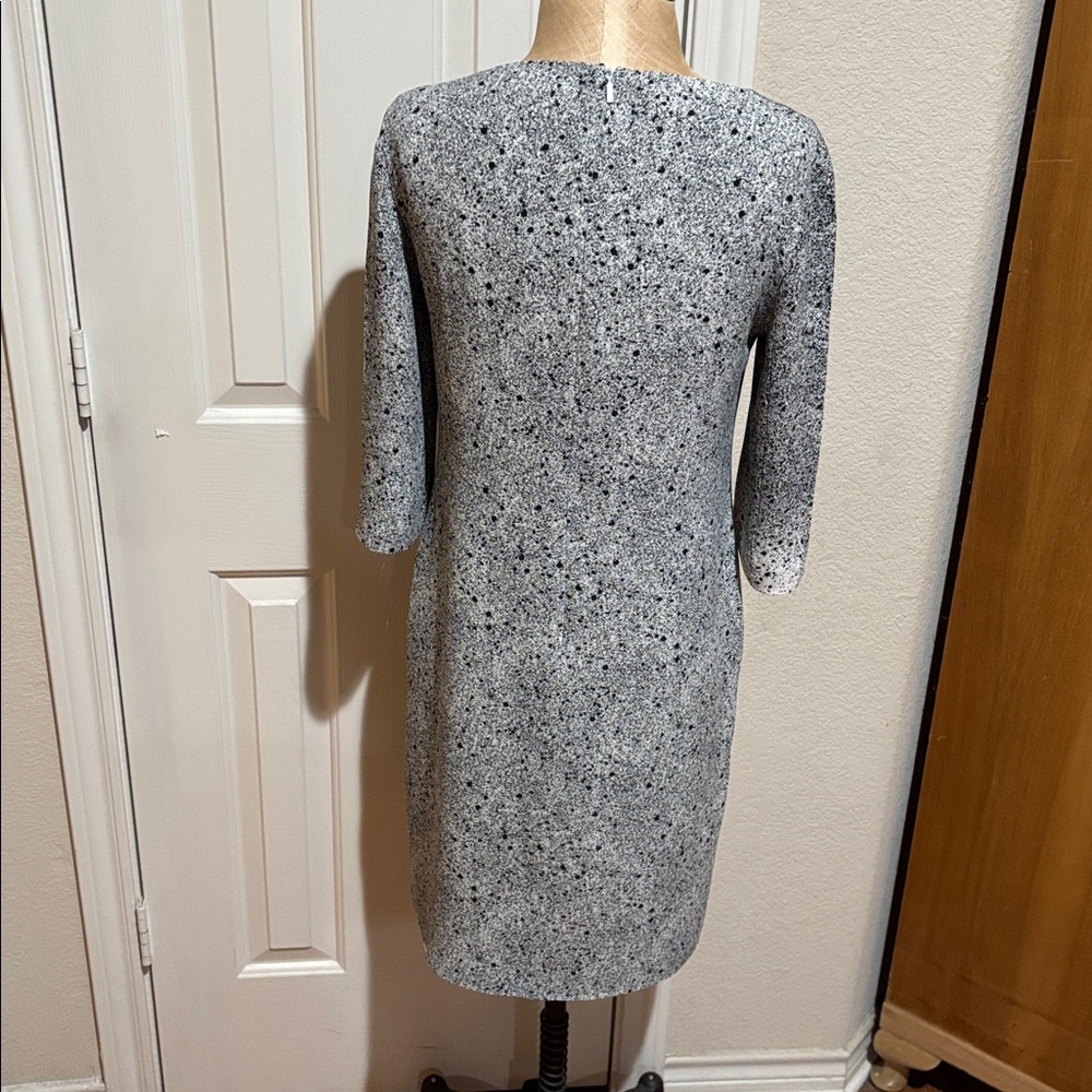 Boss Black and White Long Sleeve Dress - Picture 4 of 6